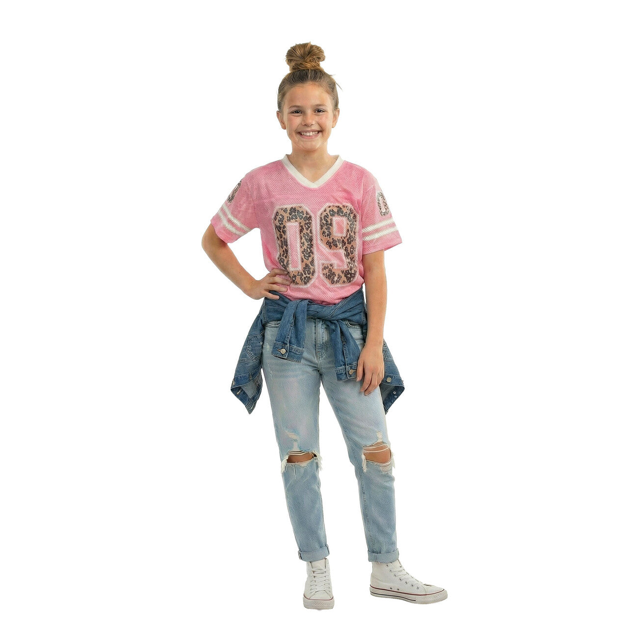 Op deze afbeelding zie je een Kostuums, van het merk Wilbers. Panter Power IJshockeyshirt (Oversized) Kind