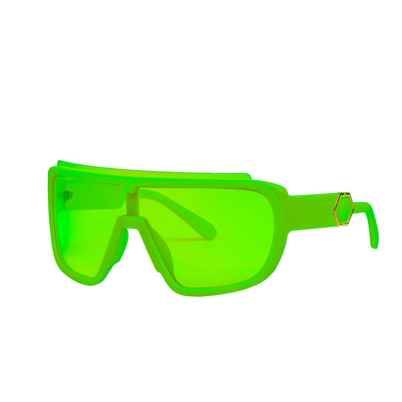 Op deze afbeelding zie je een Accessoires, van het merk Wilbers. Neon Blaster Bril Groen