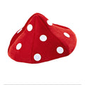 Rood Met Witte Stippen Paddenstoel Muts