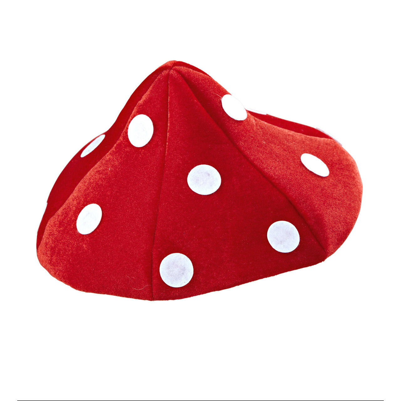 Op deze afbeelding zie je een Accessoires, van het merk Widmann. Rood Met Witte Stippen Paddenstoel Muts