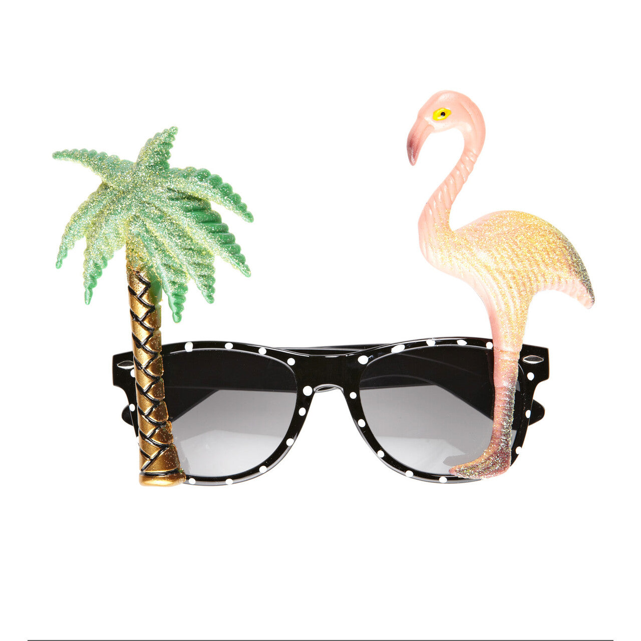 Op deze afbeelding zie je een Accessoires, van het merk Widmann. Bril Tropisch Flamingo En Palmboom