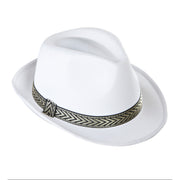Op deze afbeelding zie je een Accessoires, van het merk Widmann. Fedora Deukhoed Panama Wit