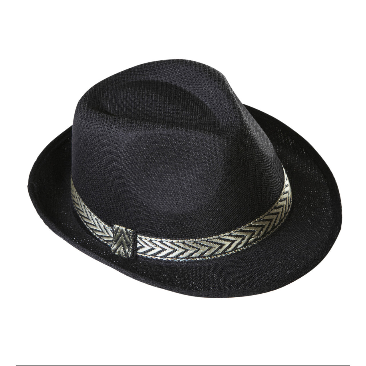 Op deze afbeelding zie je een Accessoires, van het merk Widmann. Fedora Deukhoed Panama Zwart