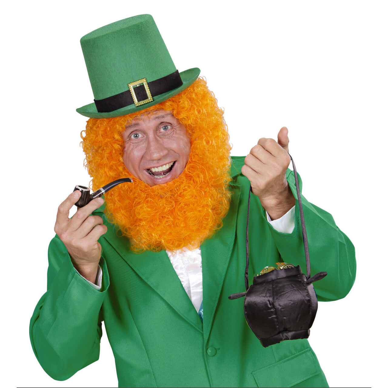 Op deze afbeelding zie je een Accessoires, van het merk Widmann. Hoge Hoed St. Patricks Day