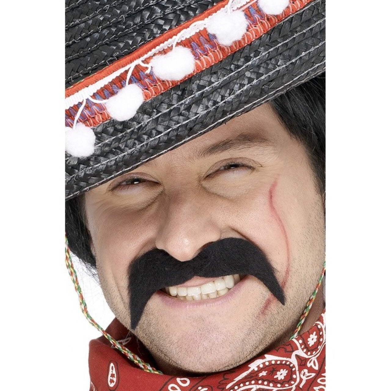 Op deze afbeelding zie je een Accessoires, van het merk Smiffy's. Mexicaanse Snor Bandido