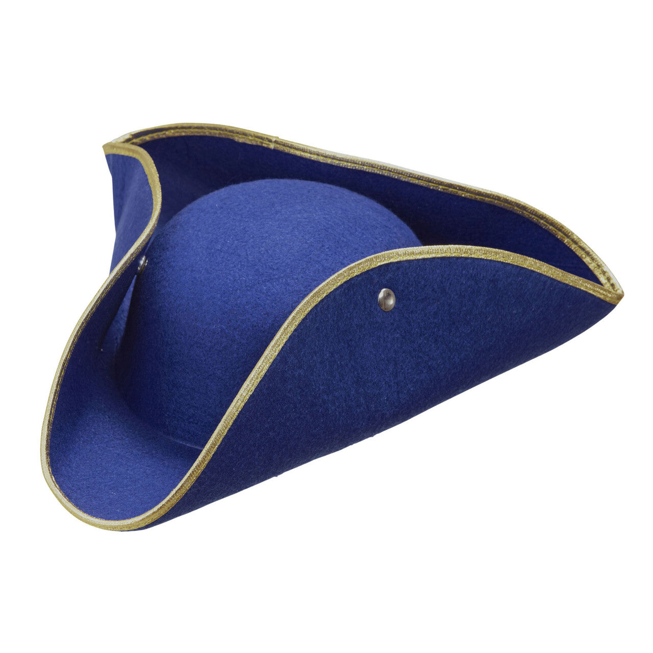 Op deze afbeelding zie je een Accessoires, van het merk Widmann. Traditionele Steek Hoed Vilt Blauw