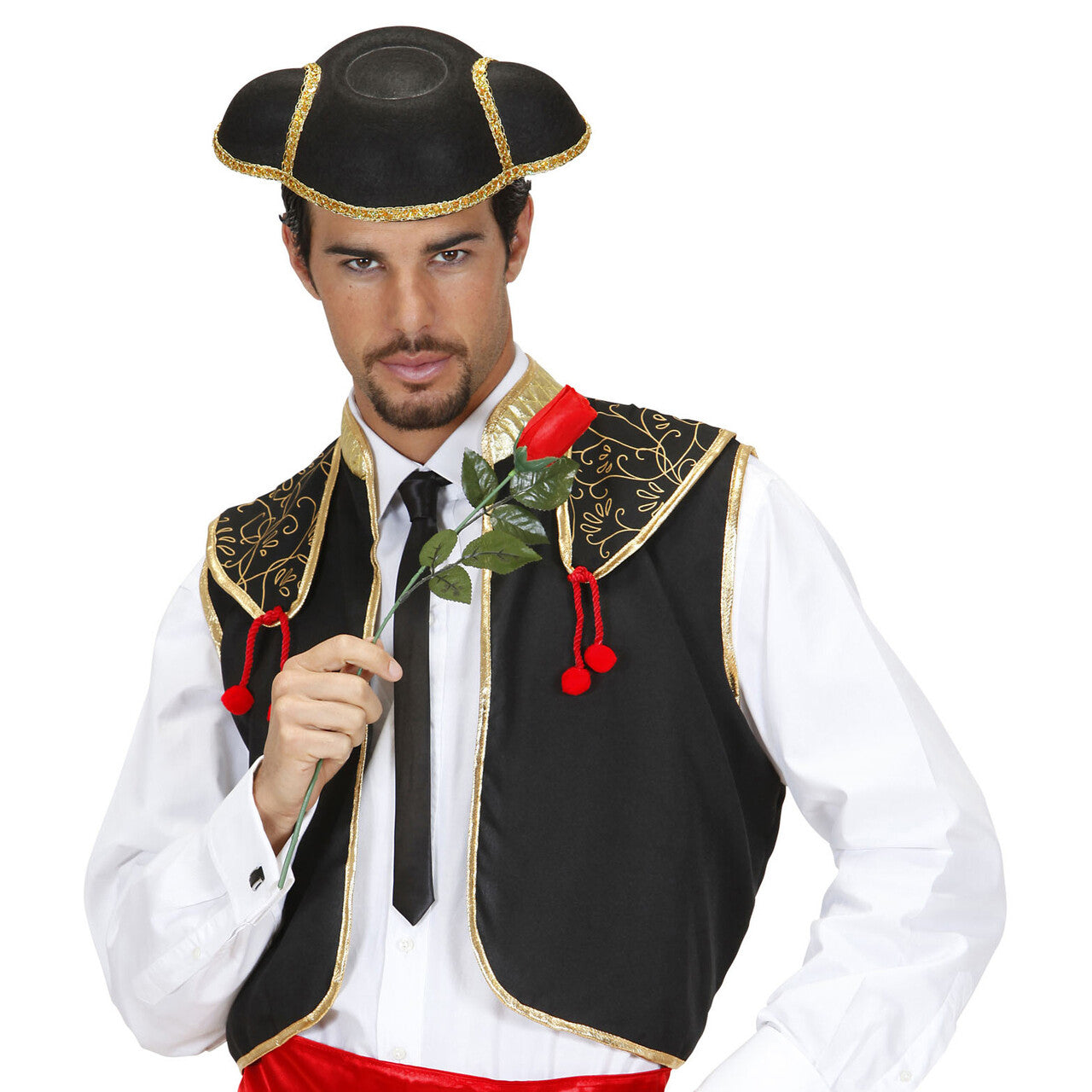 Op deze afbeelding zie je een Accessoires, van het merk Widmann. Torero Stierenvechter Hoed