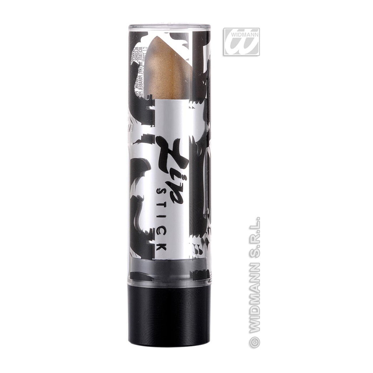 Op deze afbeelding zie je een Accessoires, van het merk Widmann. Lippenstift Goud