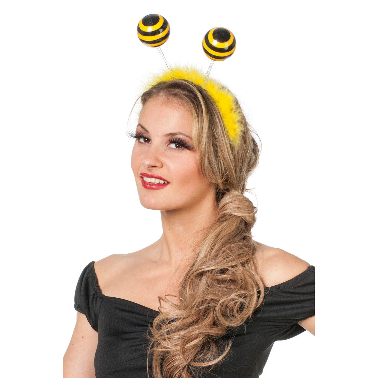 Op deze afbeelding zie je een Accessoires, van het merk Wilbers. Haarband Blij Om Een Bij Te Zijn
