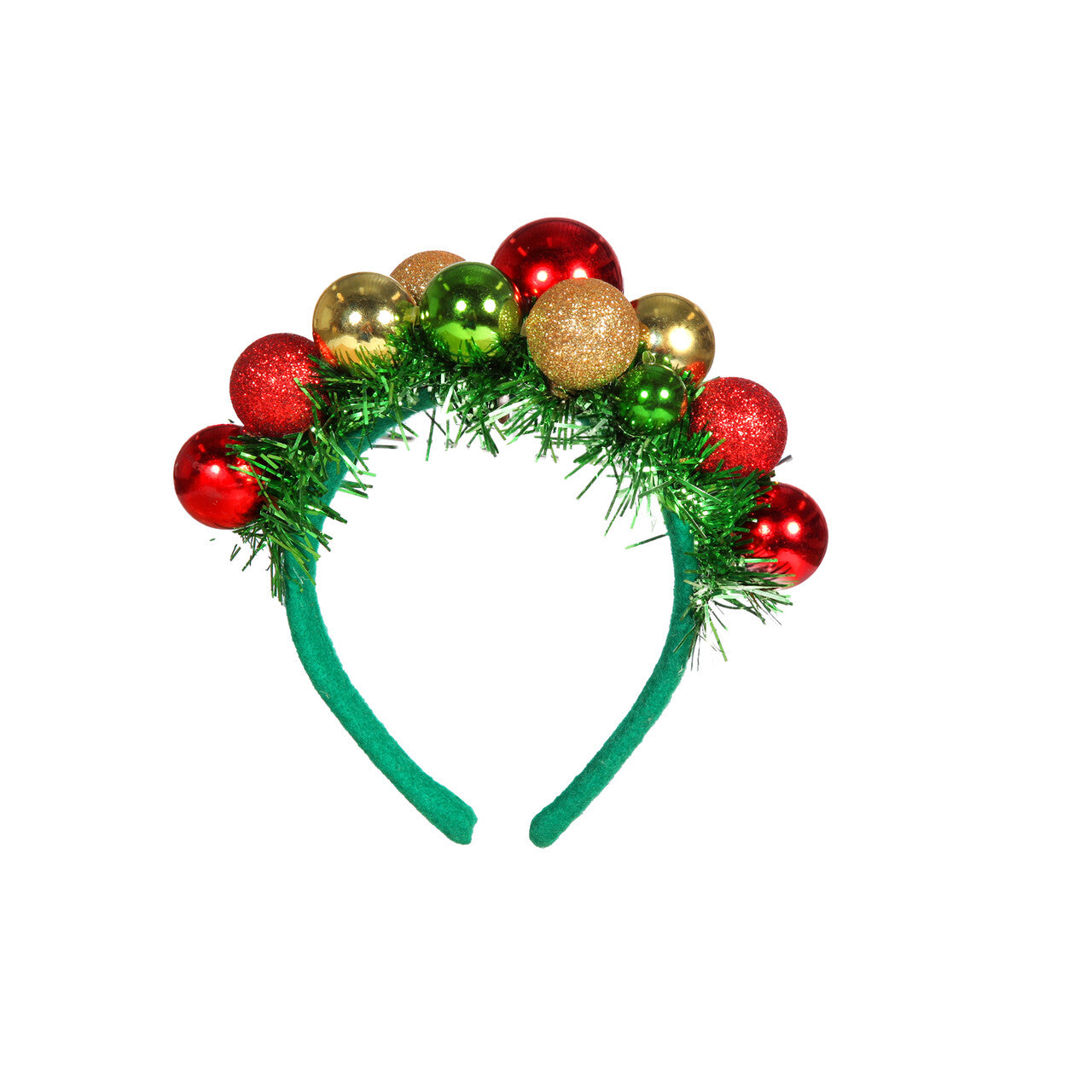 Op deze afbeelding zie je een Accessoires, van het merk Wilbers. Haarband Versierd Met Kerstballen