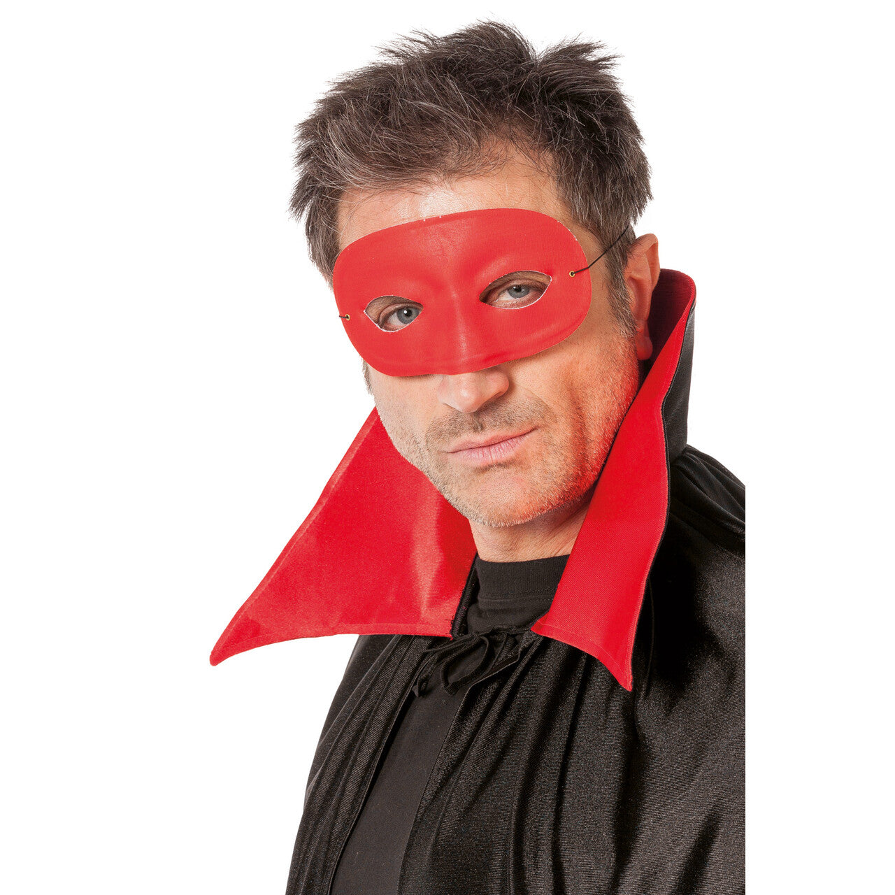 Op deze afbeelding zie je een Accessoires, van het merk Wilbers. Oogmasker Rood Gemaskerde Held