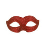 Oogmasker Glitter Held Rood