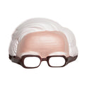 Masker Met Bril En Witte Haardos