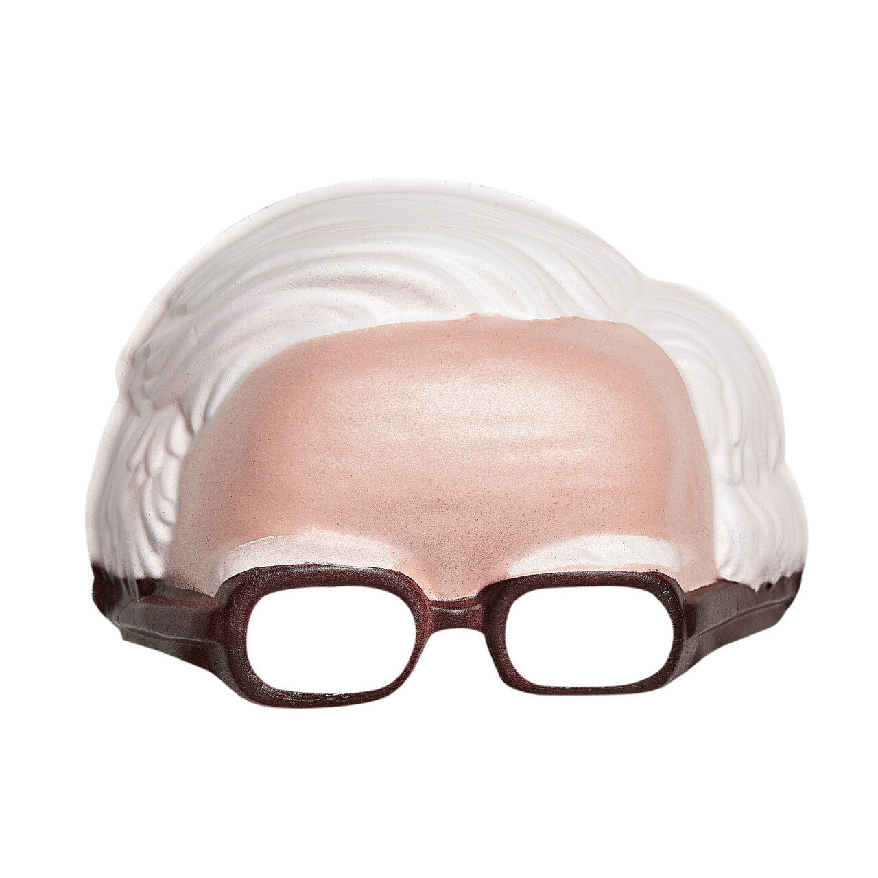 Op deze afbeelding zie je een Accessoires, van het merk Widmann. Masker Met Bril En Witte Haardos