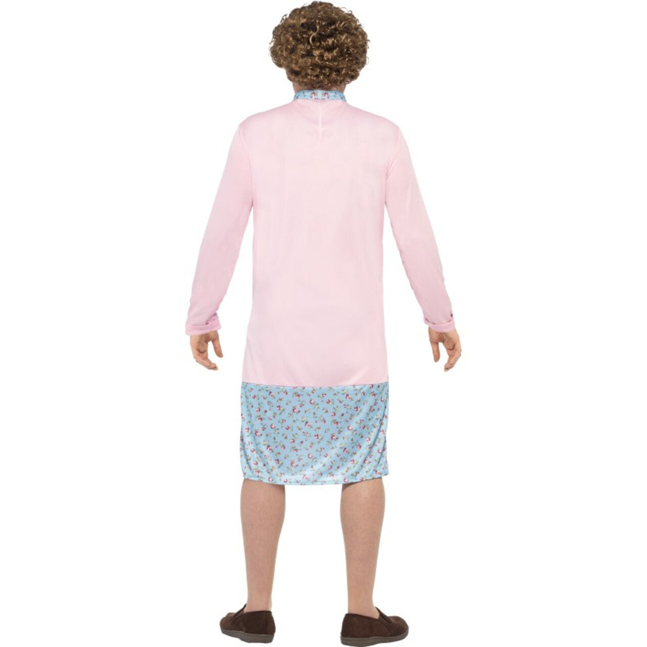 Op deze afbeelding zie je een Kostuums, van het merk Smiffy's. Mrs Brown Keurige Huisvrouw Man Kostuum