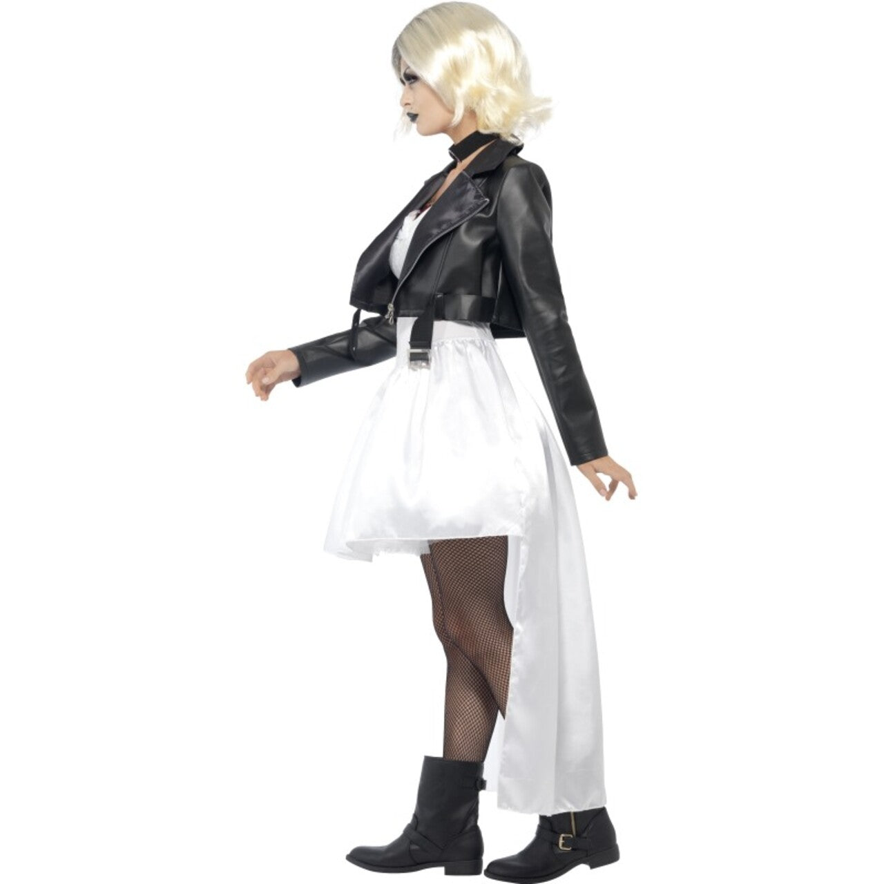 Op deze afbeelding zie je een Kostuums, van het merk Smiffy's. Bride Of Chucky Horror Vrouw Kostuum