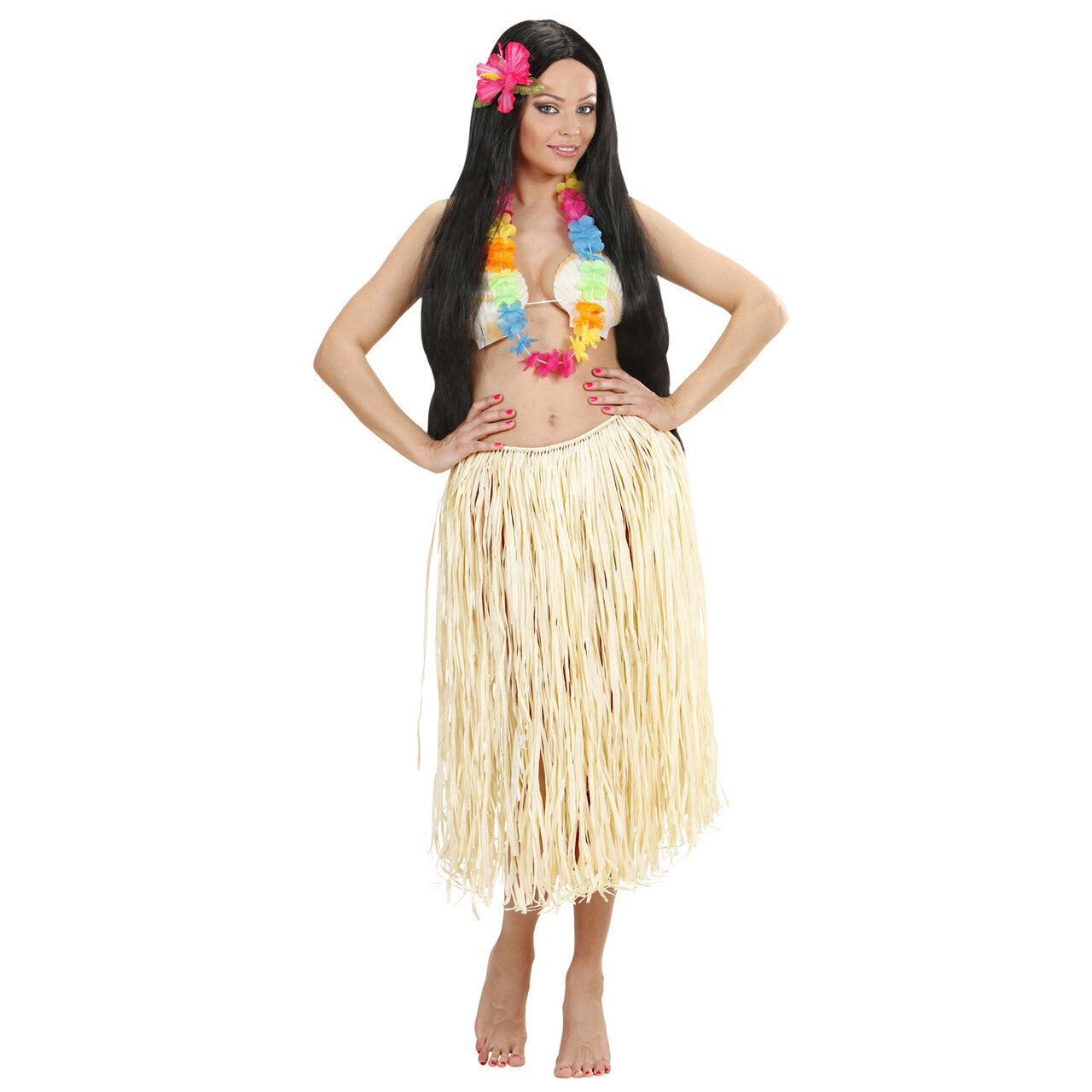 Op deze afbeelding zie je een Accessoires, van het merk Widmann. Hawai Krans Felle Kleuren