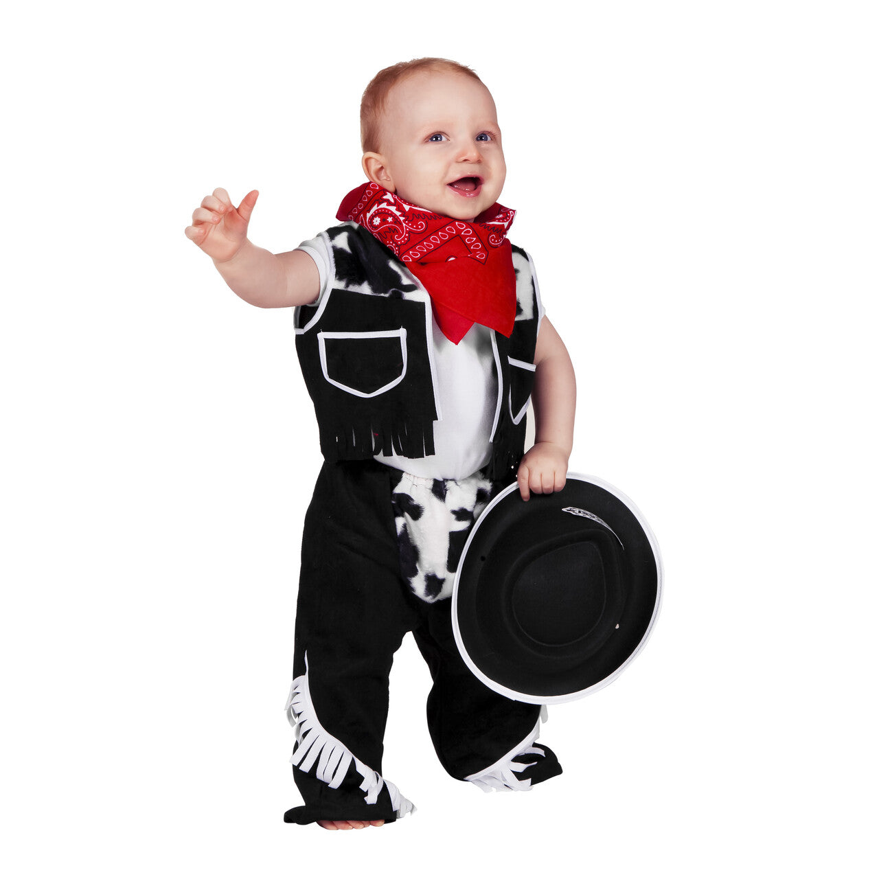 Op deze afbeelding zie je een Kostuums, van het merk Wilbers. Billy-Baby Cowboy Texas Kind Kostuum