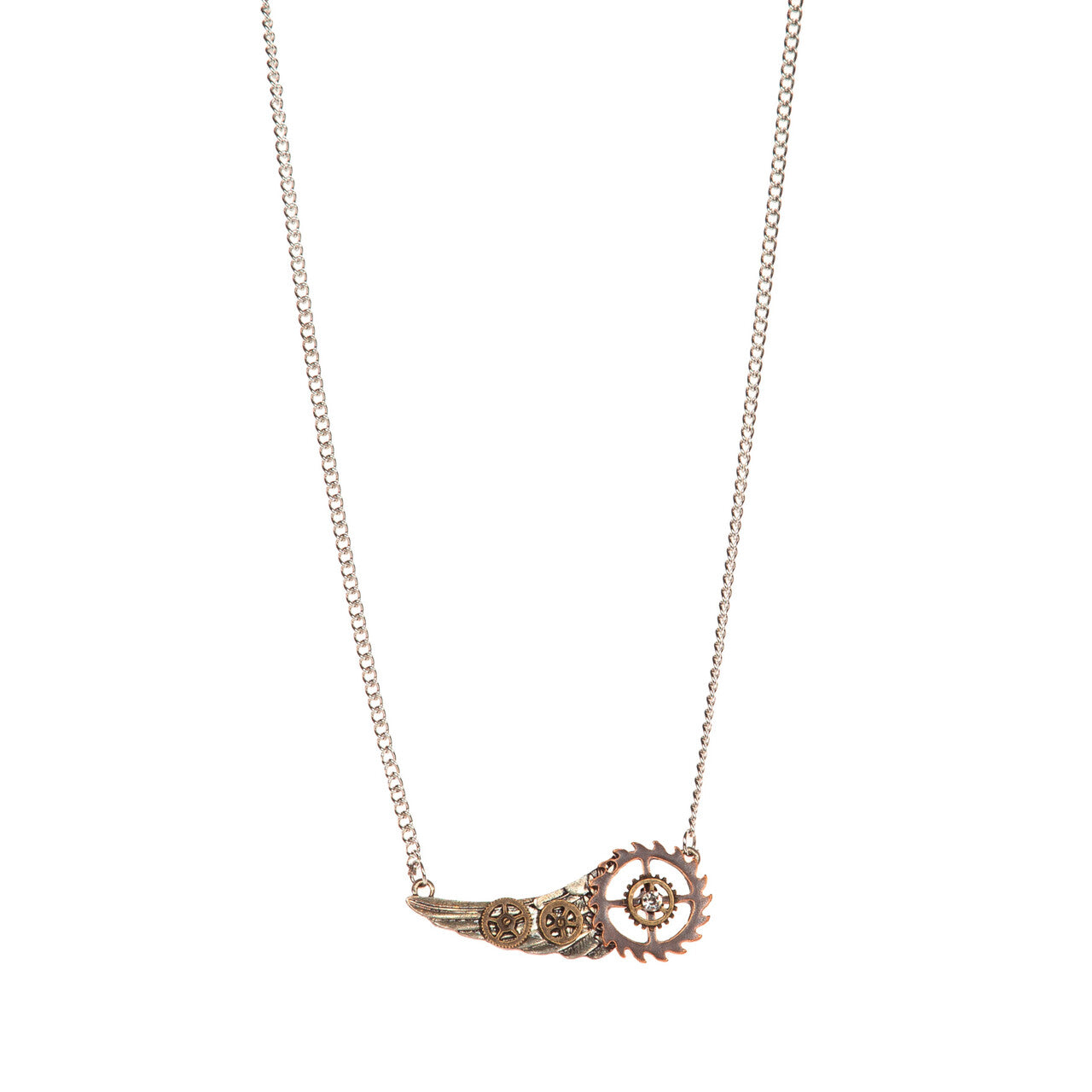 Op deze afbeelding zie je een Accessoires, van het merk Wilbers. Ketting Steampunk Time Flying