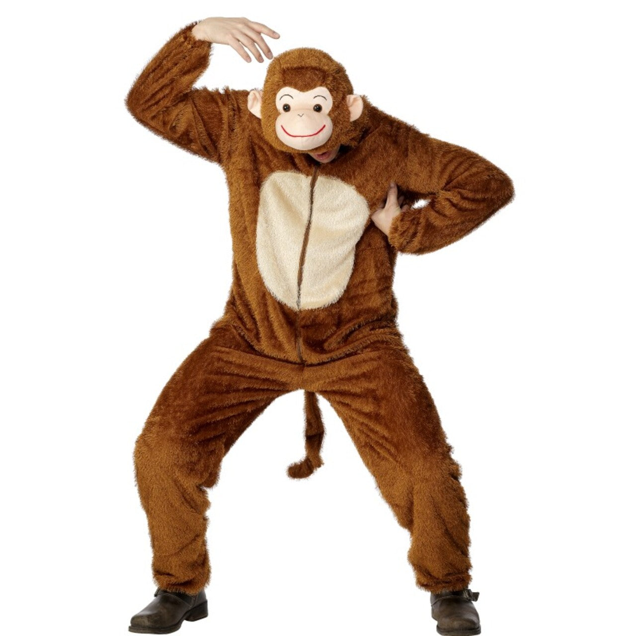 Op deze afbeelding zie je een Kostuums, van het merk Smiffy's. Aap Volwassen Kostuum