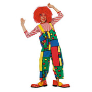 Op deze afbeelding zie je een Kostuums, van het merk Wilbers. Latzhose Mondriaan Articlown Kind Kostuum