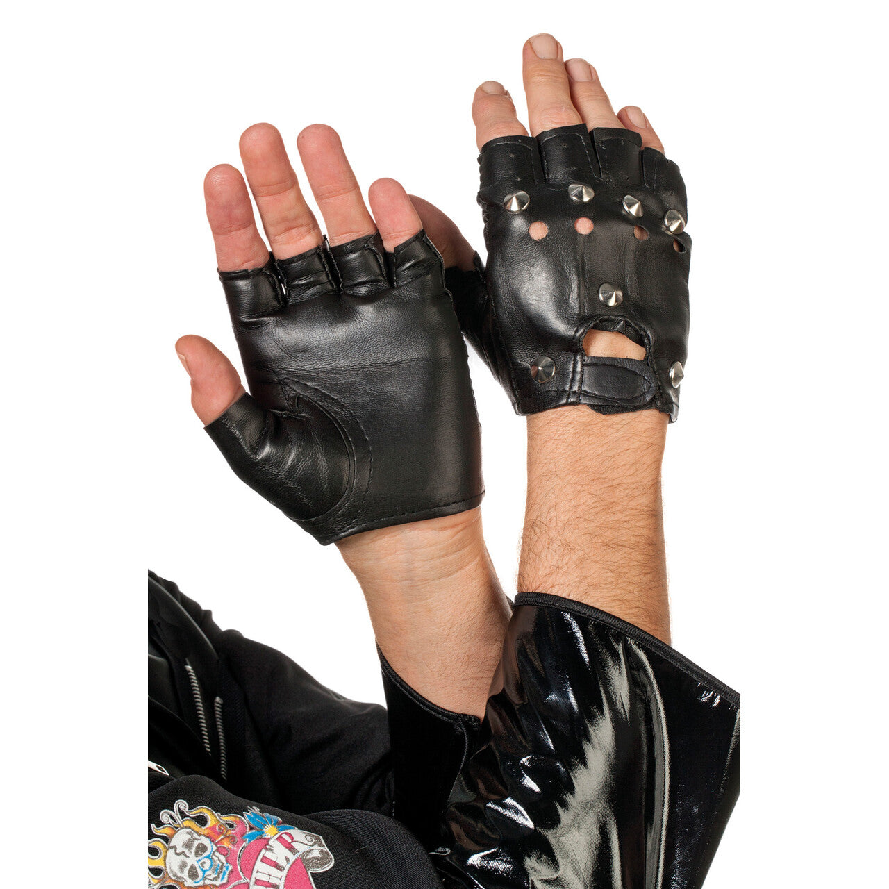 Op deze afbeelding zie je een Accessoires, van het merk Wilbers. Handschoenen Punkrock Biker Harley