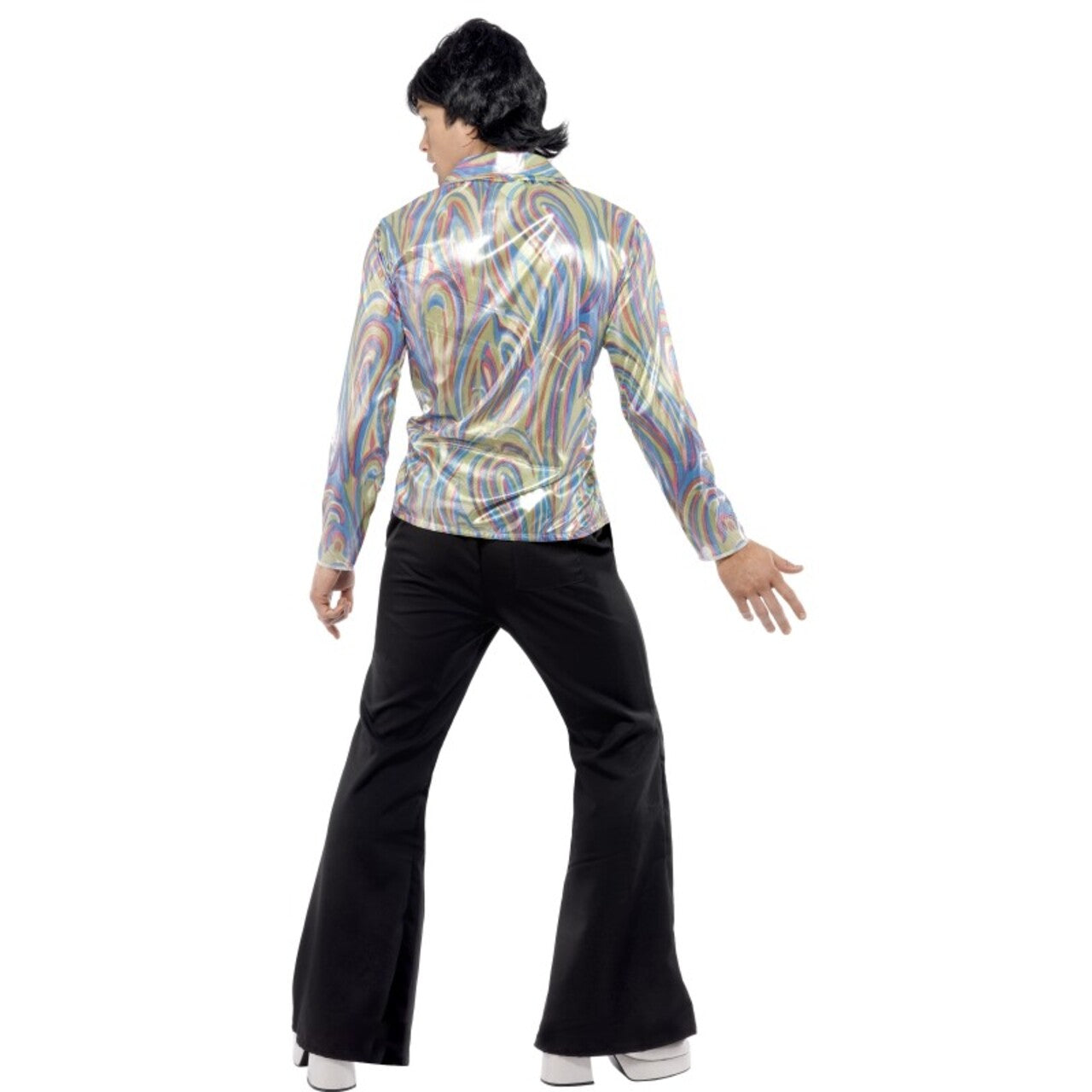 Op deze afbeelding zie je een Kostuums, van het merk Smiffy's. Hallucinerend 70s Retro Man Kostuum