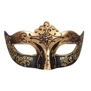 Op deze afbeelding zie je een Accessoires, van het merk Wilbers. Masker Venetië Noir Glitter