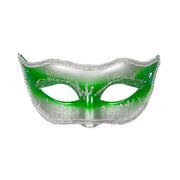 Op deze afbeelding zie je een Accessoires, van het merk Wilbers. Oogmasker Venice Zilver Groen