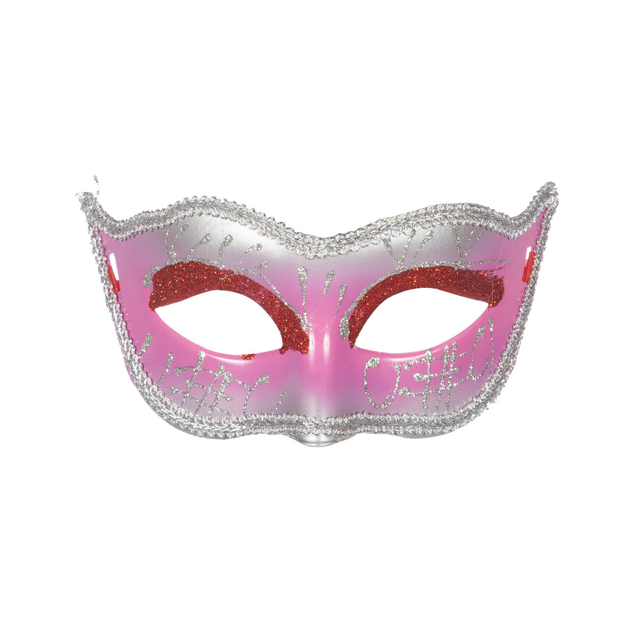 Op deze afbeelding zie je een Accessoires, van het merk Wilbers. Oogmasker Venice Zilver Roze