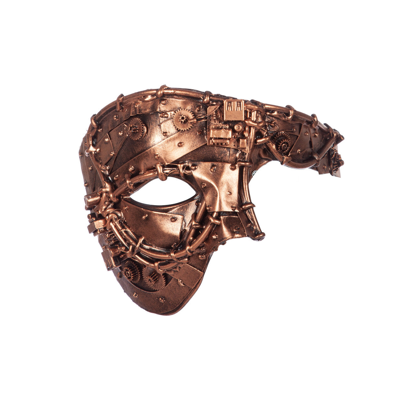 Op deze afbeelding zie je een Accessoires, van het merk Wilbers. Mechanisch Steampunk Halfmasker