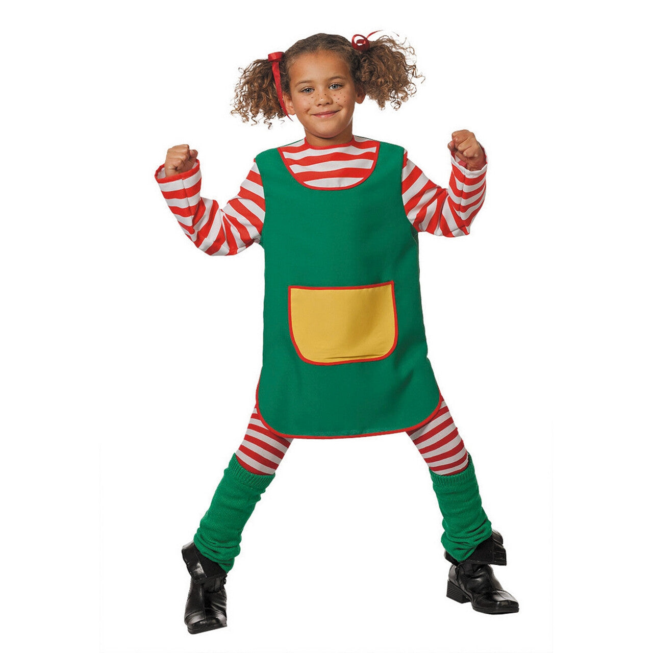 Op deze afbeelding zie je een Kostuums, van het merk Wilbers. Wally Groen Jurkje Meisje
