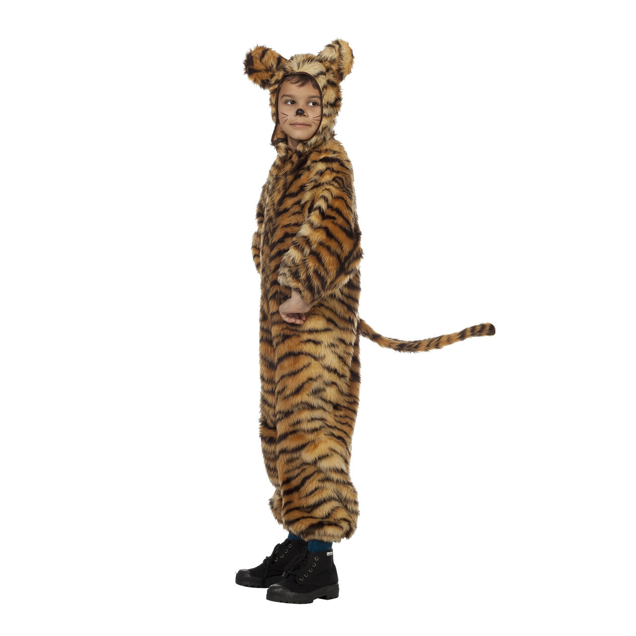 Op deze afbeelding zie je een Kostuums, van het merk Wilbers. Tinus De Tijger Borg Kind Kostuum
