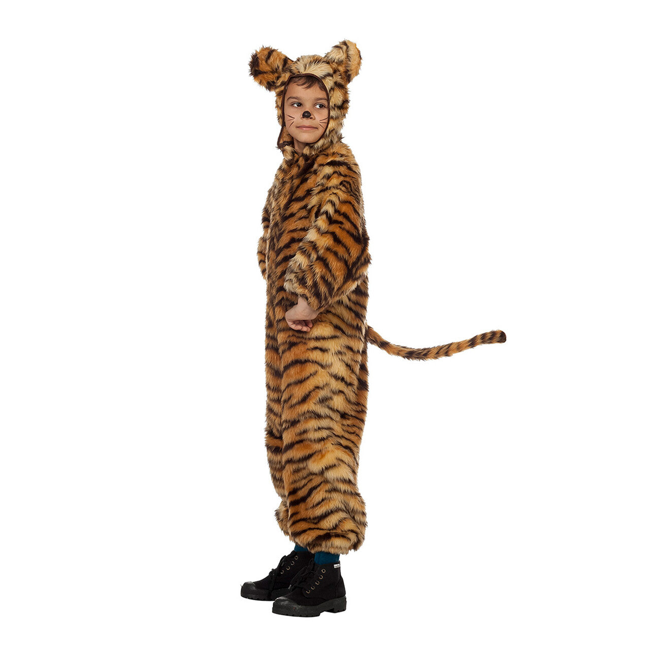 Op deze afbeelding zie je een Kostuums, van het merk Wilbers. Tinus De Tijger Borg Kind Kostuum