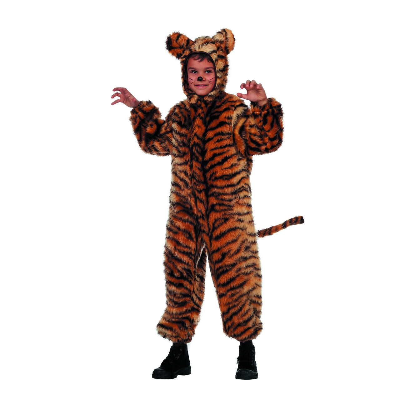 Op deze afbeelding zie je een Kostuums, van het merk Wilbers. Tinus De Tijger Borg Kind Kostuum
