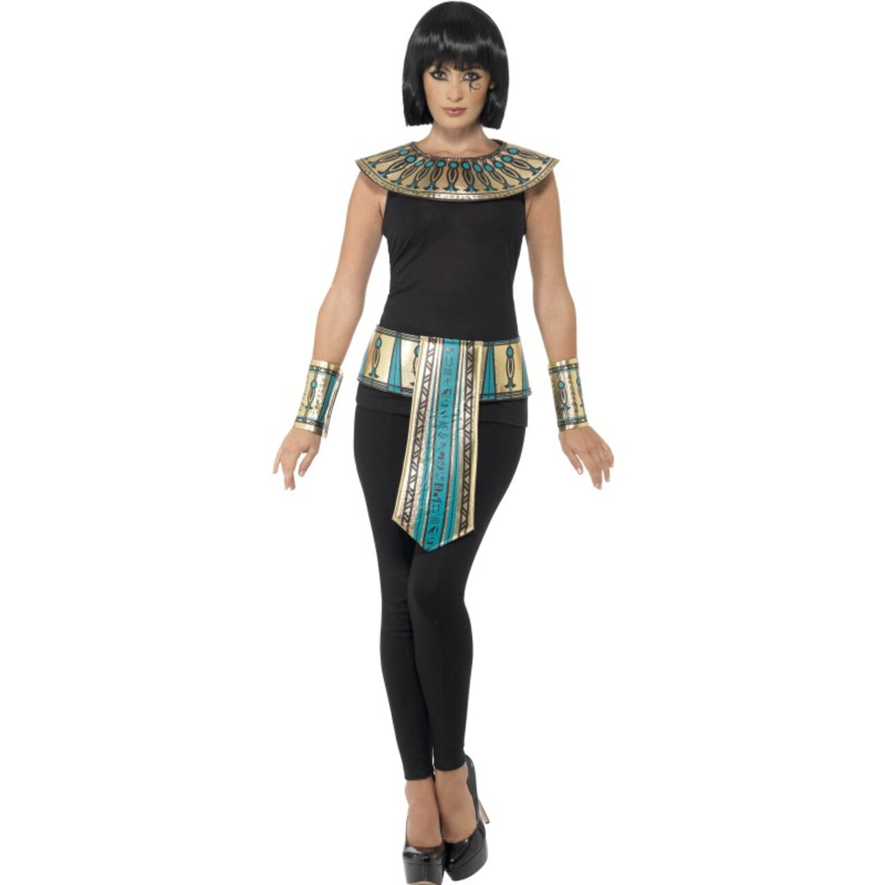Op deze afbeelding zie je een Accessoires, van het merk Smiffy's. Egyptische Saffier Accessoires Set
