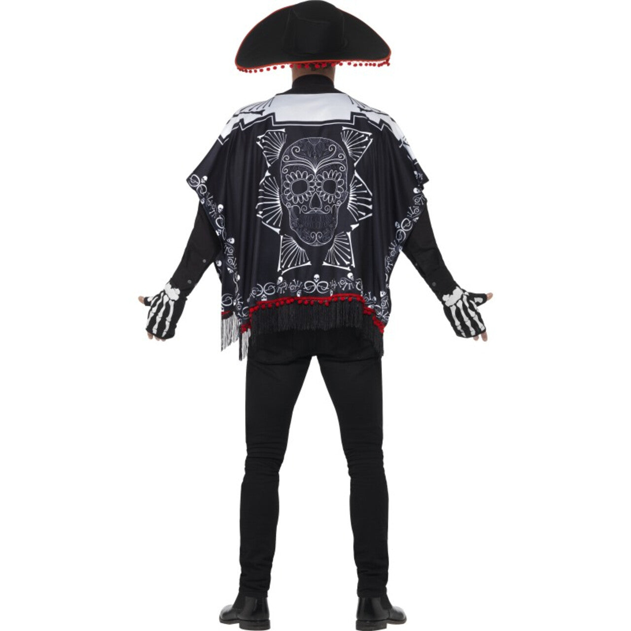 Op deze afbeelding zie je een Kostuums, van het merk Smiffy's. Day Of The Dead Bandido Kostuum