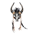 Sjamanistisch Schedelmasker Met Hoorns