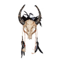 Wit Sjamanistisch Schedelmasker Met Hoorns