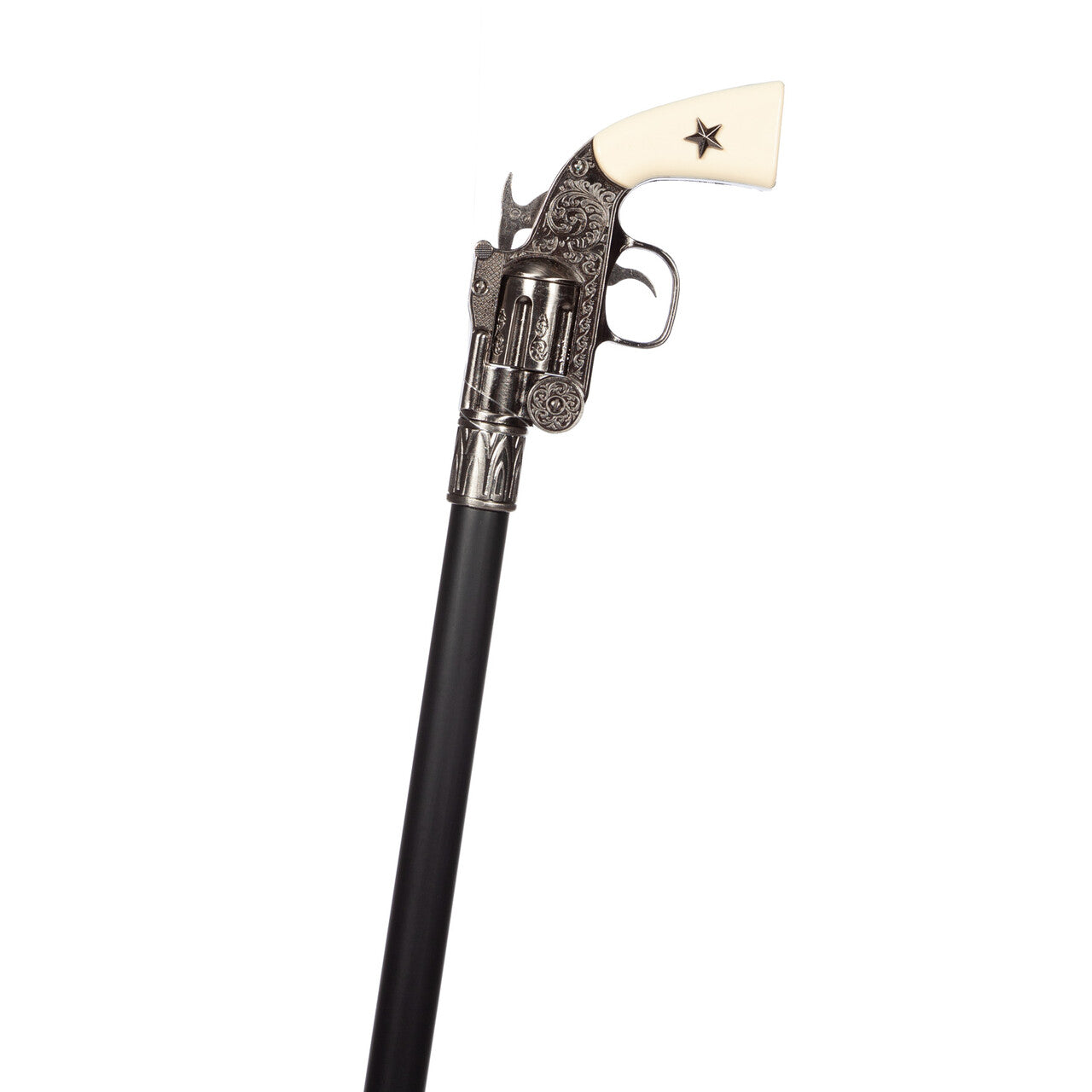 Op deze afbeelding zie je een Accessoires, van het merk Wilbers. Shoot The Sheriff Wandelstok