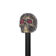 Op deze afbeelding zie je een Accessoires, van het merk Wilbers. Doodskoppie Wandelstokkie