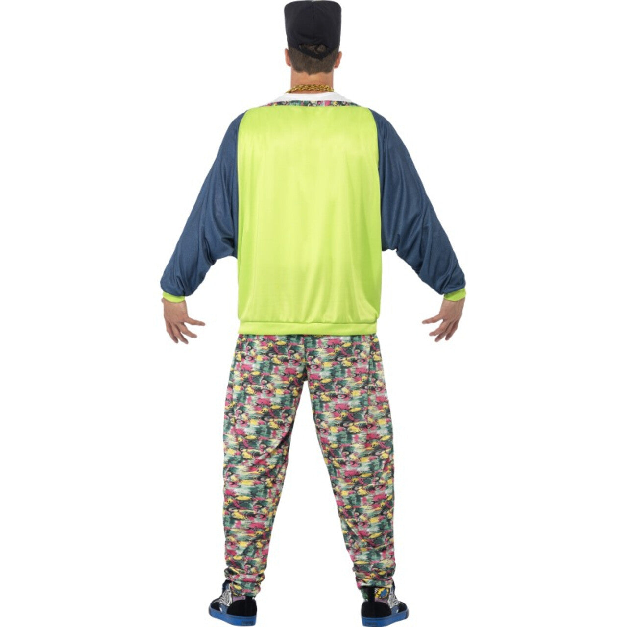 Op deze afbeelding zie je een Kostuums, van het merk Smiffy's. Jaren 80 Hip Hop Man Kostuum