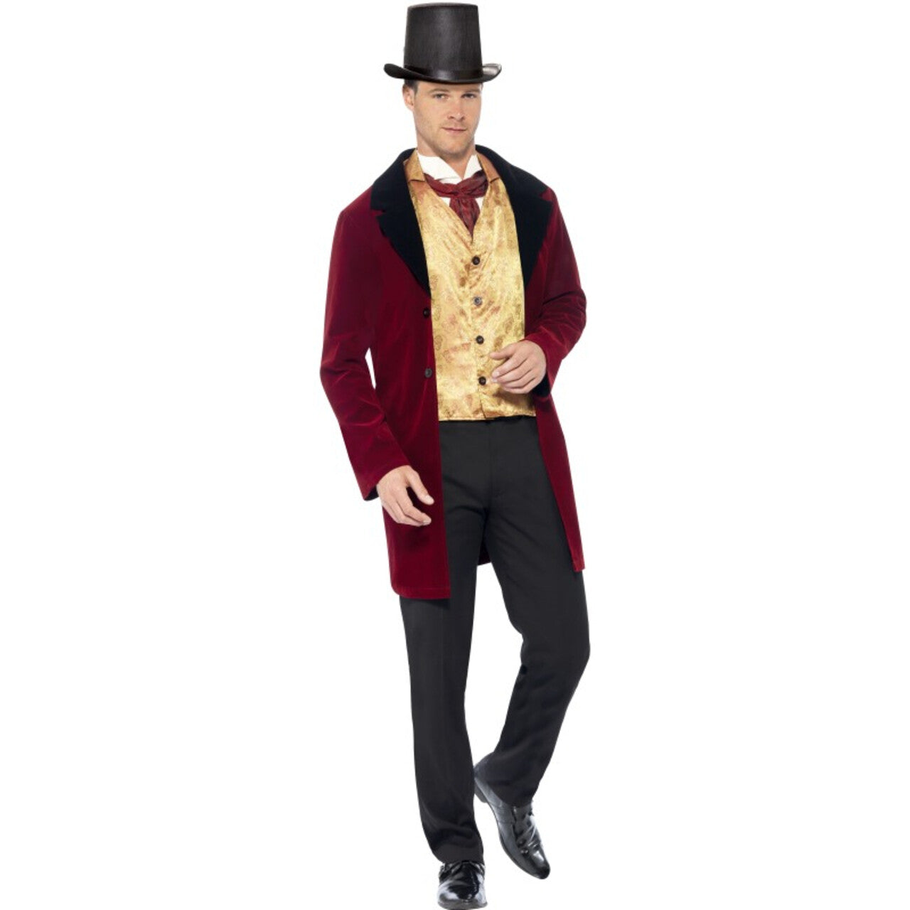 Op deze afbeelding zie je een Kostuums, van het merk Smiffy's. Edwardiaanse Heer Luxe Man Kostuum