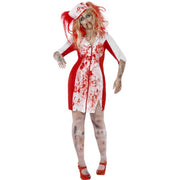 Op deze afbeelding zie je een Kostuums, van het merk Smiffy's. Zombie Verpleegster Maatje Meer Vrouw Kostuum