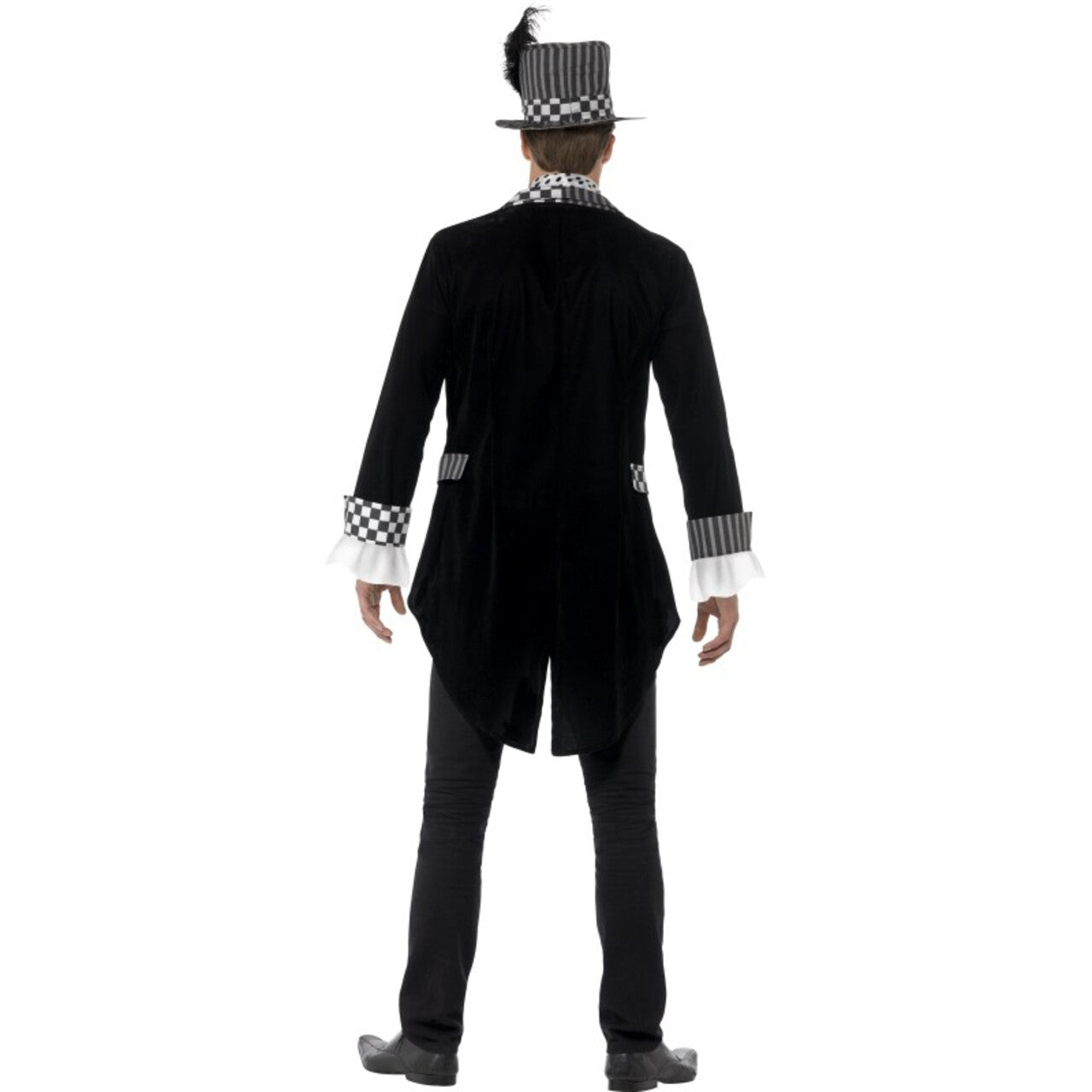 Op deze afbeelding zie je een Kostuums, van het merk Smiffy's. Luxe Dark Hatter Man Kostuum
