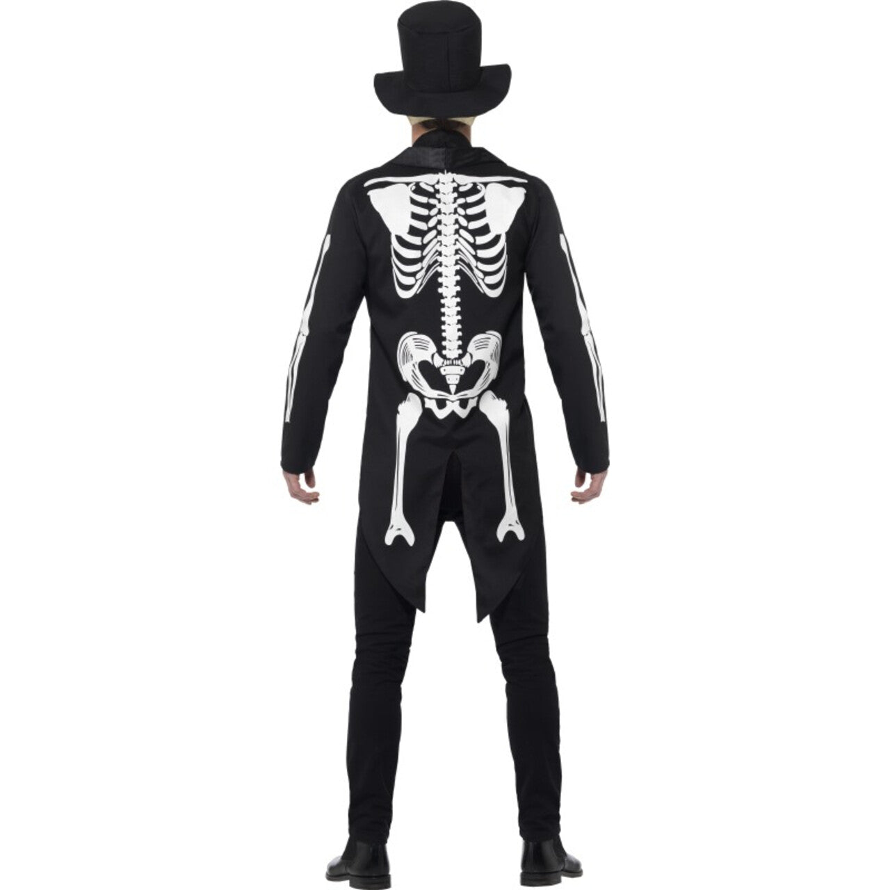 Op deze afbeelding zie je een Kostuums, van het merk Smiffy's. Doodgraver Skeletpak Man Kostuum