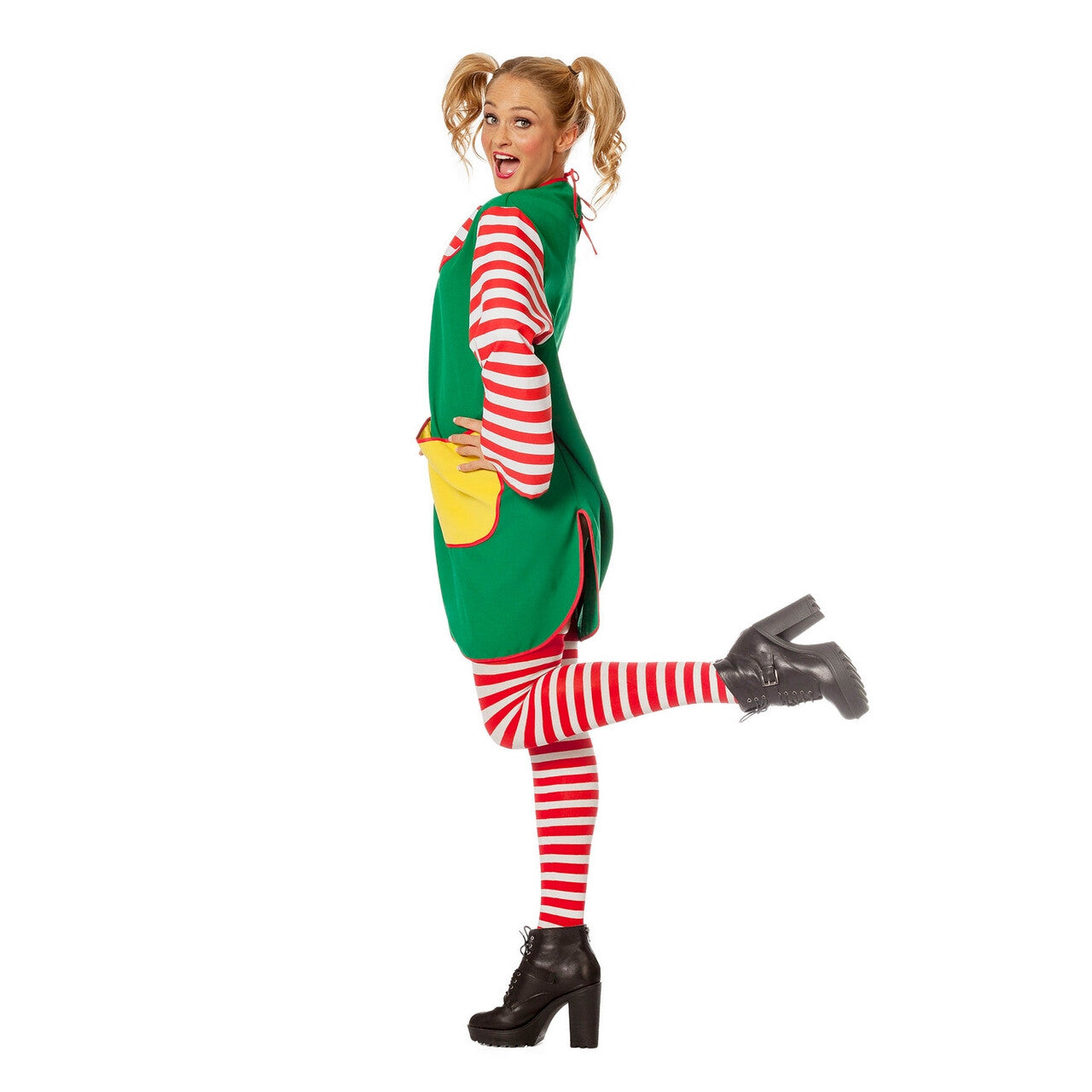 Op deze afbeelding zie je een Kostuums, van het merk Wilbers. Wally Groen Jurkje Vrouw