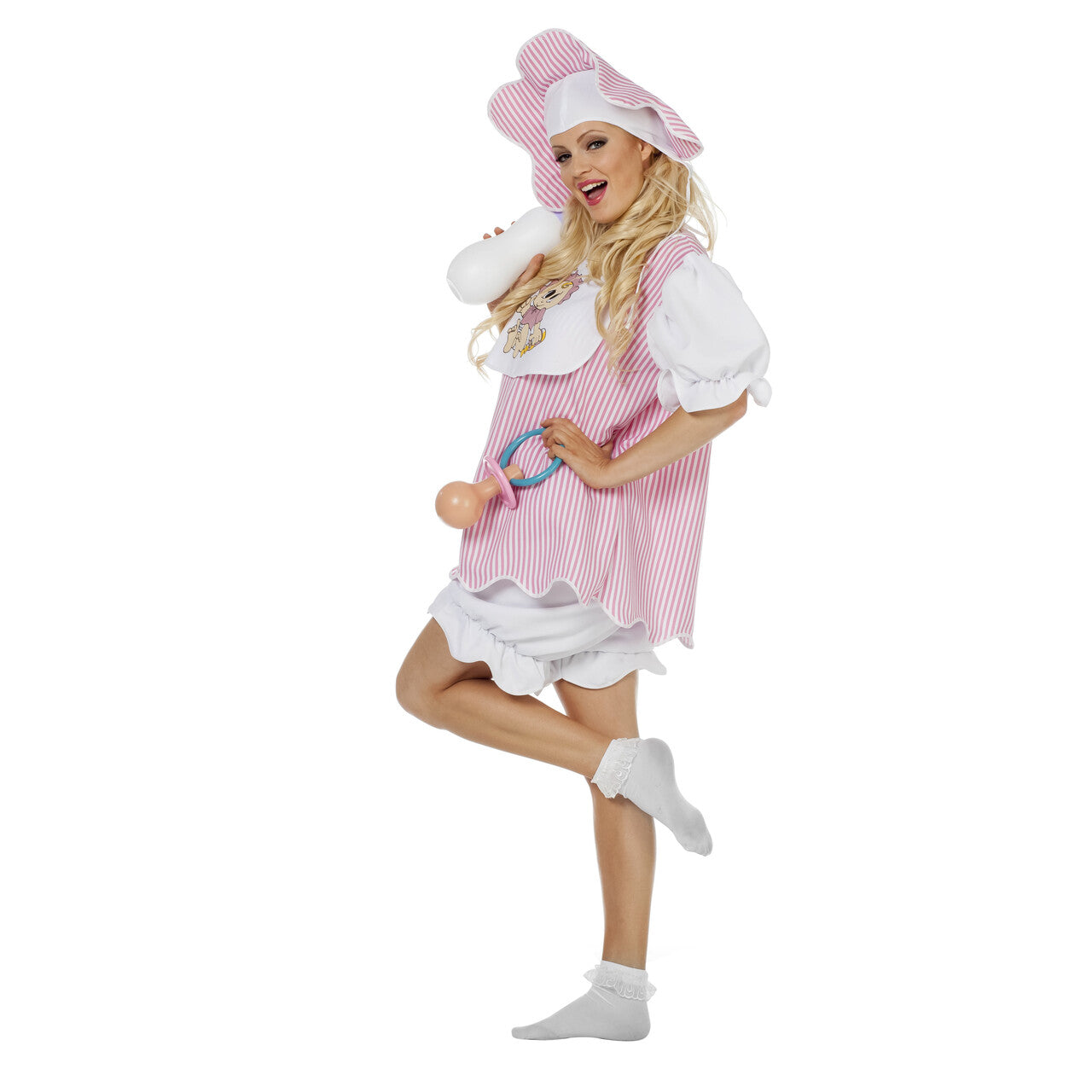 Op deze afbeelding zie je een Kostuums, van het merk Wilbers. Ondeugende Baby Girl Vrouw Kostuum