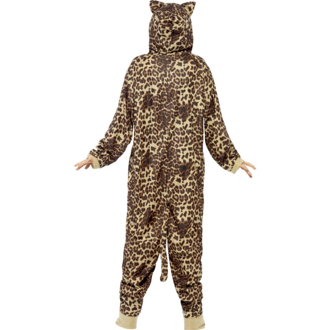 Op deze afbeelding zie je een Kostuums, van het merk Smiffy's. Onesie Lekkere Bruine Luipaard Jumpsuit Kostuum