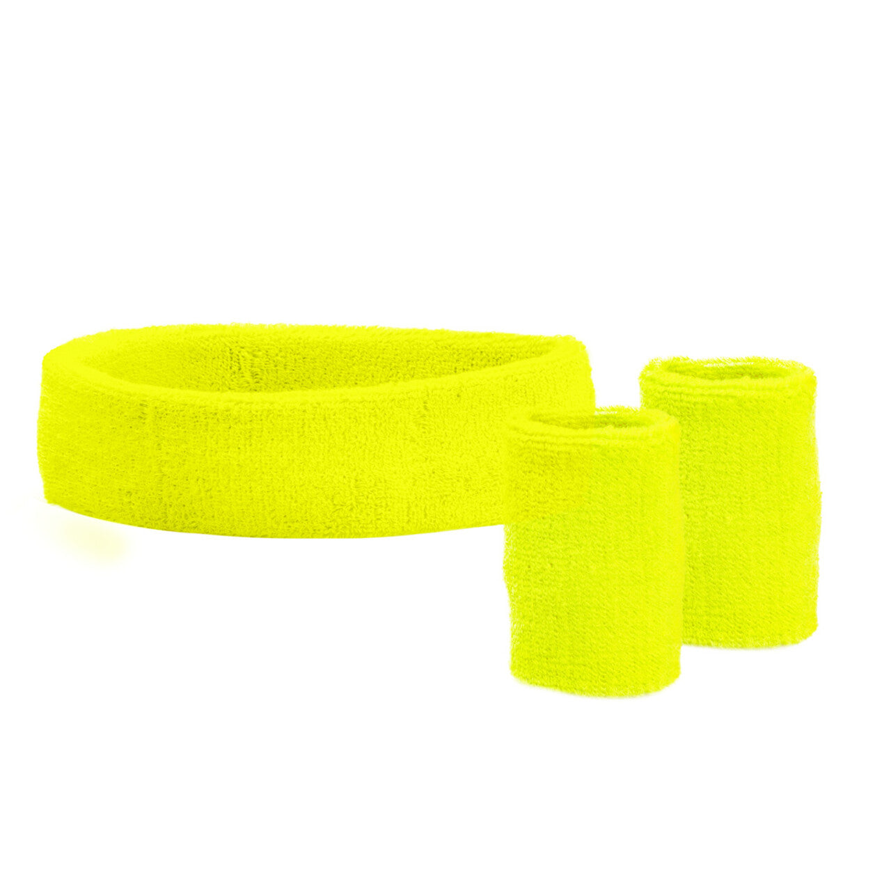 Op deze afbeelding zie je een Accessoires, van het merk Wilbers. Sport And Sweat Set Geel